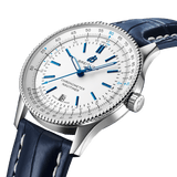 Breitling Navitimer Automatic 41mm White Dial Blue Leather Strap Watch for Men - A173263A1G1P1 Buy Now By Breitling