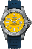 Breitling Avenger II Seawolf Yellow Dial Blue Rubber Strap 45mm Mens Watch - A1733110/I519/157S Buy Now By Breitling
