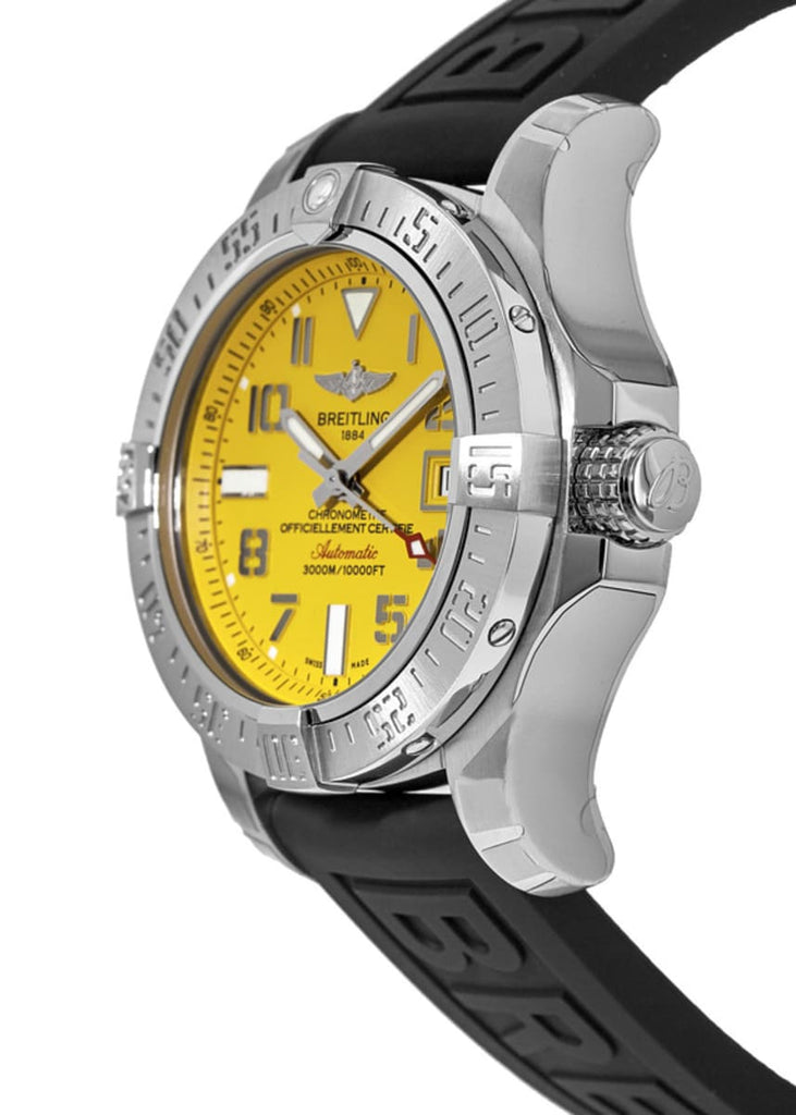Breitling Avenger II Seawolf Yellow Dial Mens Watch - A1733110/I519/153S Buy Now By Breitling