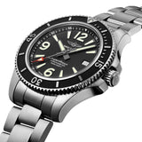 Breitling Superocean Automatic 44mm Black Dial Silver Steel Strap Watch for Men - A17367D71B1A1 Buy Now By Breitling