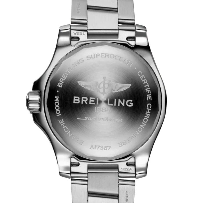 Breitling Superocean Automatic 44mm Yellow Dial Silver Steel Strap Watch for Men - A17375211/1A1 Buy Now By Breitling