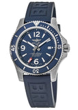 Breitling Superocean 44mm Automatic Blue Dial Blue Rubber Strap Watch for Men - A17367D81C1S2 Buy Now By Breitling