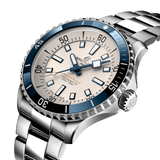 Breitling Superocean Automatic 42 White Dial Green Silver Steel Strap Watch for Men - A17375E71G1A1 Buy Now By Breitling