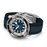 Breitling Superocean Automatic 44 Blue Dial Blue Rubber Strap Watch for Men - A17376211C1S1 Buy Now By Breitling
