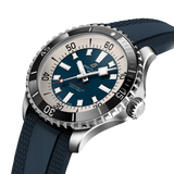 Breitling Superocean Automatic 44 Blue Dial Blue Rubber Strap Watch for Men - A17376211C1S1 Buy Now By Breitling