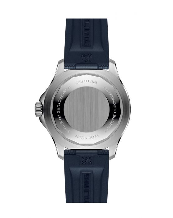 Breitling Superocean Automatic 44 Blue Dial Blue Rubber Strap Watch for Men - A17376211C1S1 Buy Now By Breitling