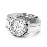 Breitling Superocean Automatic 36 White Dial White Rubber Strap Watch for Men - A17377211A1S1 Buy Now By Breitling