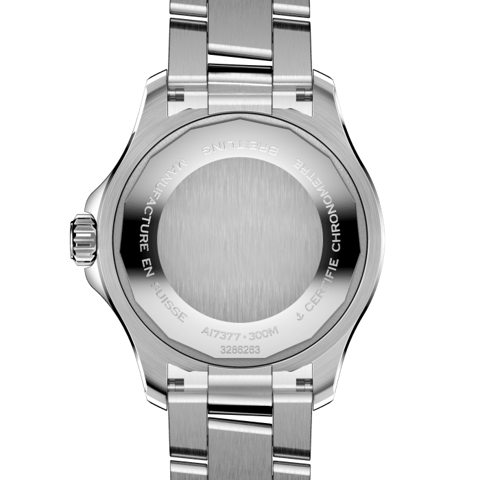 Breitling Superocean Automatic 36 Turquoise Dial Silver Steel Strap Watch for Men - A17377211C1A1 Buy Now By Breitling