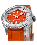 Breitling Superocean Automatic 36 Orange Dial Orange Rubber Strap Watch for Men - A17377211O1S1 Buy Now By Breitling