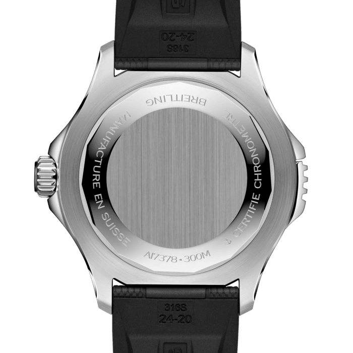 Breitling Superocean Automatic 42 Black Dial Black Rubber Strap Watch for Men - U17375211B1S1 Buy Now By Breitling