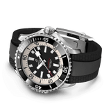 Breitling Superocean Automatic 46 Black Dial Black Rubber Strap Watch for Men - A17378211B1S1 Buy Now By Breitling