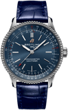 Breitling Navitimer Automatic 35 Blue Dial Blue Leather Strap Watch for Men - A17395161C1P1 Buy Now By Breitling
