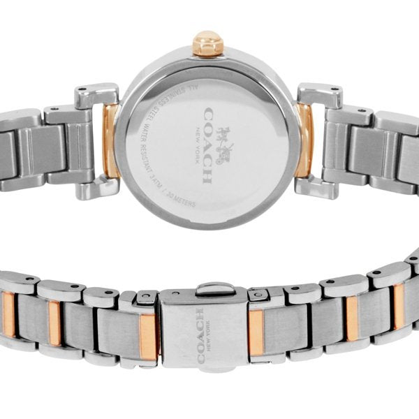 Coach Madison Crystals Silver Dial Two Tone Steel Strap Watch for Women - 14502404 Buy Now By Coach