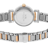 Coach Madison Crystals Silver Dial Two Tone Steel Strap Watch for Women - 14502404 Buy Now By Coach