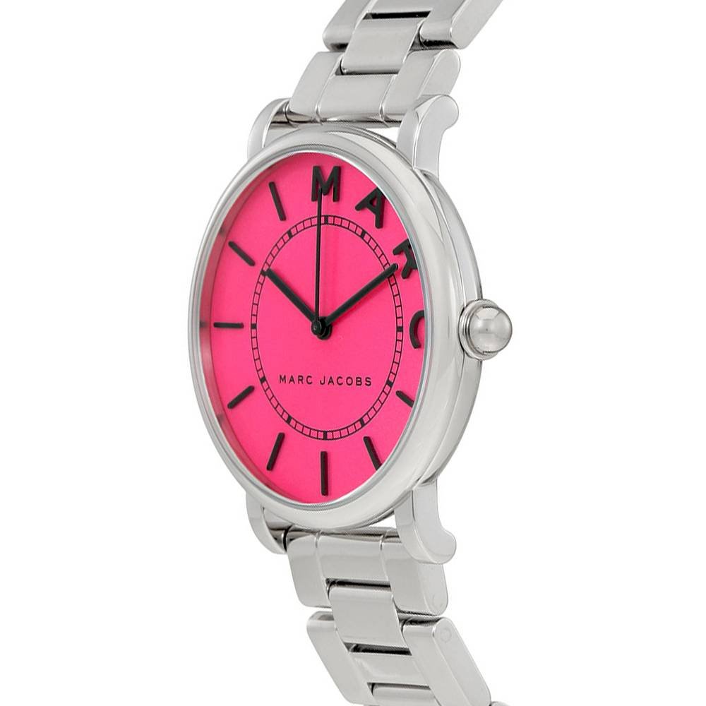 Marc Jacobs Roxy Pink Dial Silver Steel Strap Watch for Women - MJ3524 Buy Now By Marc Jacobs