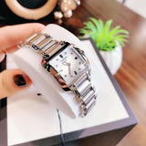 Tissot T Wave Diamonds Mother of Pearl Dial Silver Steel Strap Watch for Women - T02.1.285.74 Buy Now By Tissot