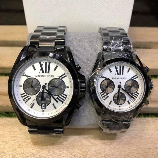 Michael Kors Bradshaw Chronograph Quartz White Dial Grey Steel Strap Watch For Men - MK5952 Buy Now By Michael Kors