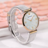 Emporio Armani Gianni T Bar Mother of Pearl Dial Silver Mesh Bracelet Watch For Women - AR2068 Buy Now By Emporio Armani