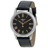 Tissot T Classic Dream Black Dial Black Leather Strap Watch for Men - T033.410.26.053.01 Buy Now By Tissot