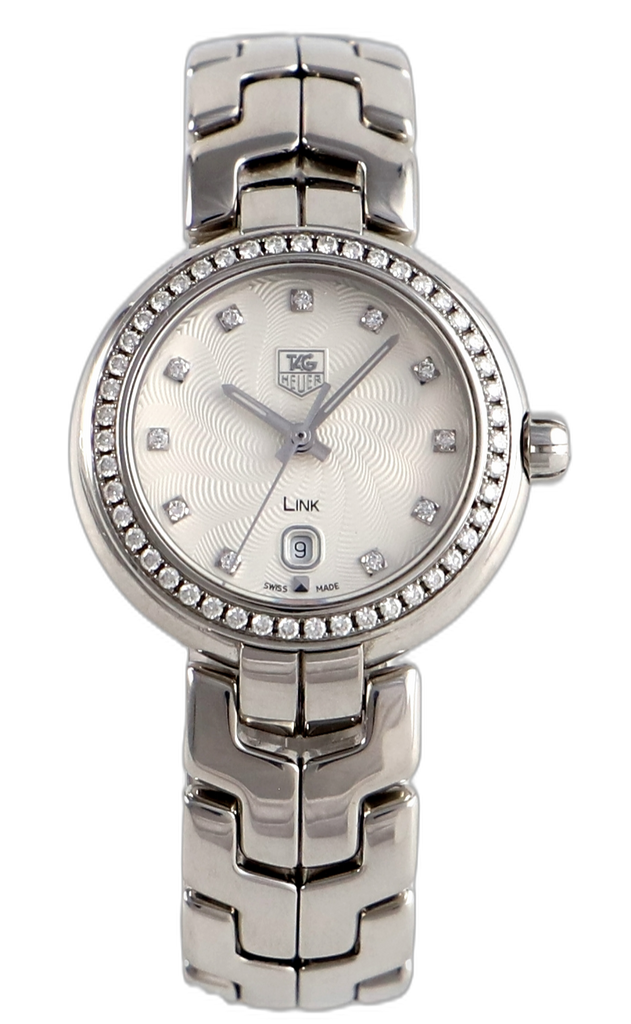 Tag Heuer Link Diamonds Silver Dial Silver Steel Strap Watch for Women - WAT1414.BA0954 Buy Now By Tag Heuer