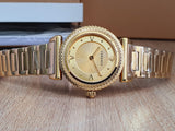 Versace V-Motif Gold Dial Gold Steel Strap Watch for Women - VERE00618 Buy Now By Versace