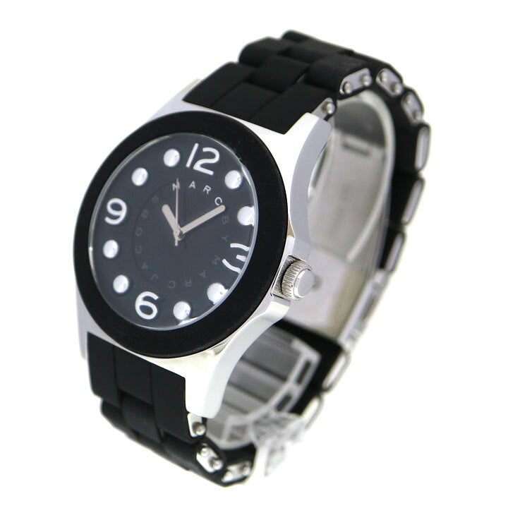 Marc Jacobs Pelly Black Dial Black Silicone Strap Watch for Women - MBM2544 Buy Now By Marc Jacobs