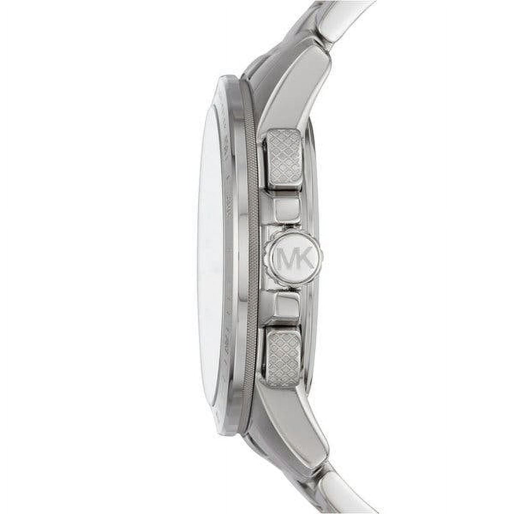 Michael Kors Ryker Chronograph Black Dial Silver Steel Strap Watch For Men - MK8528 Buy Now By Michael Kors