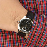 Tissot T One Automatic Black Dial Black Leather Strap Watch For Men - T038.430.16.057.00 Buy Now By Tissot