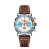 Breitling Top Time Deus Limited Edition White Dial Brown Leather Strap Watch for Men - A233112A1A1X1 Buy Now By Breitling