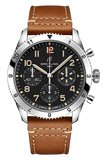 Breitling Avi Chronograph 42 P-51 Mustang Black Dial Brown Leather Strap Watch for Men - A233803A1B1X1 Buy Now By Breitling