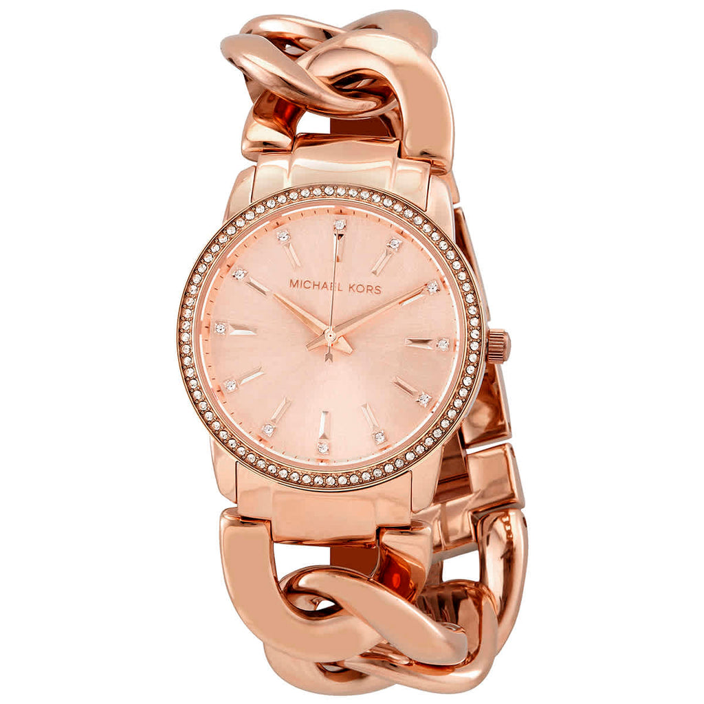 Michael Kors Nini Quartz Crystals Rose Gold Dial Rose Go Watch For Women - MK3236 Buy Now By Michael Kors