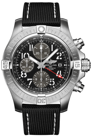 Breitling Avenger B01 Chronograph GMT Black Dial Black Nylon Strap Watch for Men - A24315101B1X1 Buy Now By Breitling