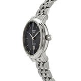 Tissot T Classic Carson Premium Automatic Lady Black Dial Silver Steel Strap Watch for Women - T122.207.11.051.00 Buy Now By Tissot