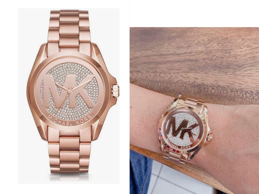 Michael Kors Bradshaw Rose Gold Dial Rose Gold Steel Strap Watch for Women - MK6437 Buy Now By Michael Kors