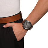 Fossil Nate Chronograph Grey Dial Brown Leather Strap Watch for Men - JR1424 Buy Now By Fossil