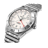 Breitling Chronomat GMT 40 White Dial Silver Steel Strap Watch for Men - A32398101A1A1 Buy Now By Breitling