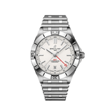 Breitling Chronomat GMT 40 White Dial Silver Steel Strap Watch for Men - A32398101A1A1 Buy Now By Breitling