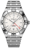Breitling Chronomat GMT 40 White Dial Silver Steel Strap Watch for Men - A32398101A1A1 Buy Now By Breitling