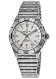 Breitling Chronomat GMT 40 White Dial Silver Steel Strap Watch for Men - A32398101A1A1 Buy Now By Breitling