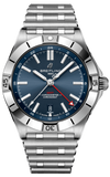 Breitling Chronomat GMT 40 Blue Dial Silver Steel Strap Watch for Men - A32398101C1A1 Buy Now By Breitling