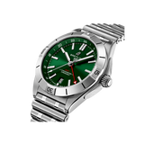 Breitling Chronomat GMT 40 Green Dial Silver Steel Strap Watch for Men - A32398101L1A1 Buy Now By Breitling