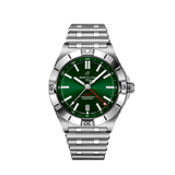 Breitling Chronomat GMT 40 Green Dial Silver Steel Strap Watch for Men - A32398101L1A1 Buy Now By Breitling