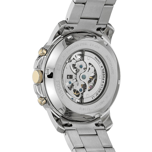 Fossil Architect Automatic Silver Dial Silver Steel Strap Watch for Women - ME3057 Buy Now By Fossil