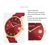 Coach Perry Red Dial Red Leather Strap Watch for Women - 14503867 Buy Now By Coach