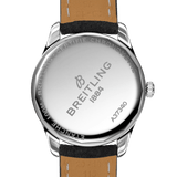 Breitling Premier Automatic 40mm Silver Dial Black Leather Strap Watch for Men - A37340351G1P1 Buy Now By Breitling