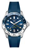 Tag Heuer Aquaracer Professional 300 GMT Automatic Blue Dial Blue Rubber Strap Watch for Men - WBP2010.FT6198 Buy Now By Tag Heuer