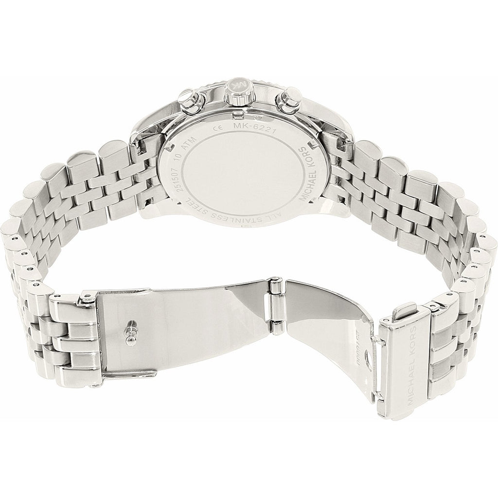 Michael Kors Lexington Chronograph Brown Dial Silver Steel Strap Watch For Women - MK6221 Buy Now By Michael Kors