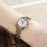 Tissot Le Locle Automatic Small Lady White Dial Two Tone Steel Strap Watch For Women - T41.2.183.34 Buy Now By Tissot