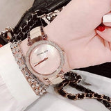 Michael Kors Parker Mother of Pearl Pink Dial Two Tone Steel Strap Watch for Women - MK6492 Buy Now By Michael Kors