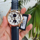 Tommy Hilfiger Trent Quartz White Dial Blue Leather Strap Watch for Men - 1791139 Buy Now By Tommy Hilfiger